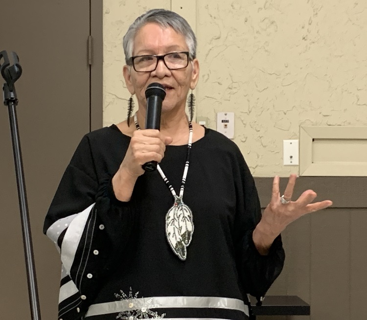 LISTEN Noted First Nations and Metis activist Judy Pelly speaks